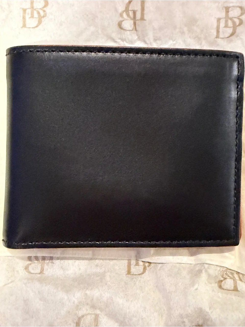 Dooney & Bourke Men’s Black Smooth Leather Bi-Fold Wallet - NEW with Tags